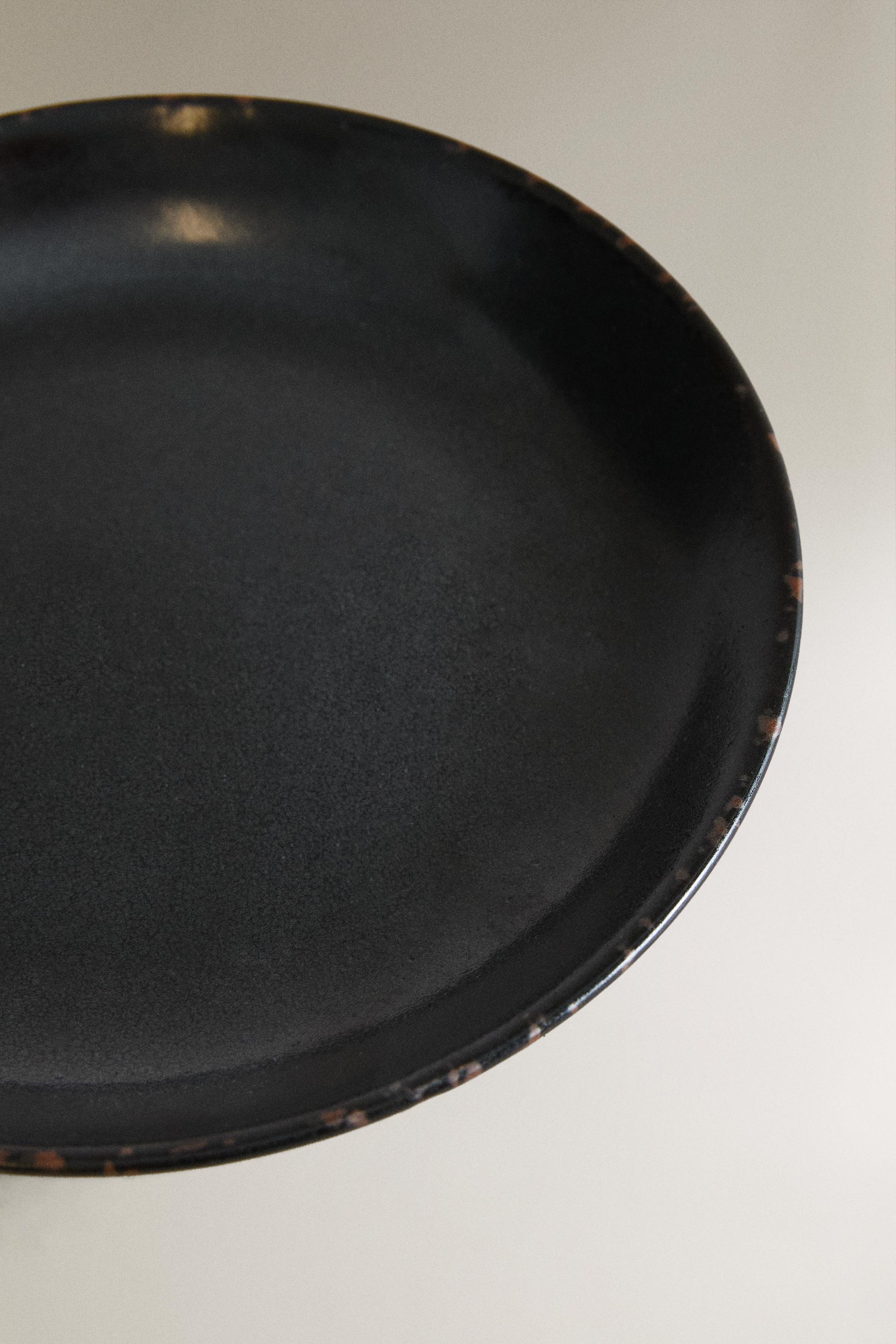STONEWARE INCENSE BURNER WITH STAND